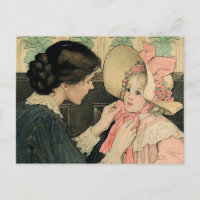 The Pink Bonnet by Jessie Willcox Smith