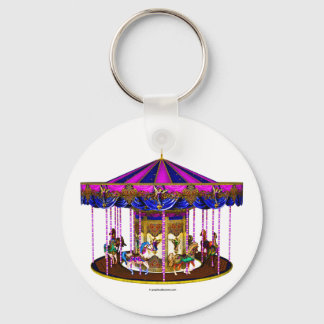 The Pink Carousel Key Ring