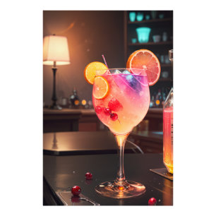 The Pink Cocktail Photo Print