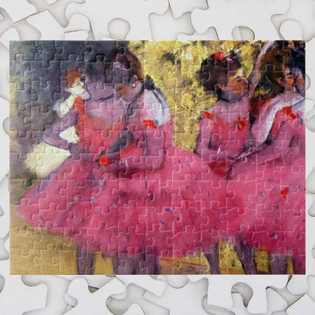 The Pink Dancers, Before the Ballet by Edgar Degas Jigsaw Puzzle (Creator Uploaded)