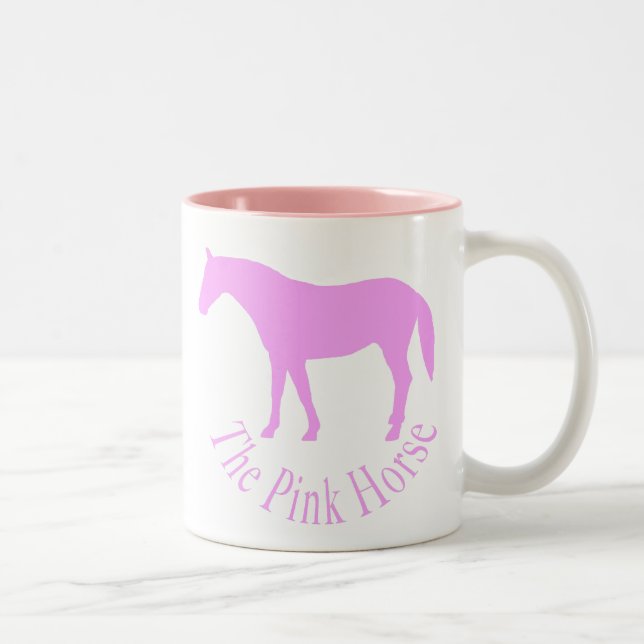 The Pink Horse Two-Tone Coffee Mug (Right)