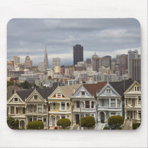 The Pink Ladies Victorian style houses in the Mouse Pad