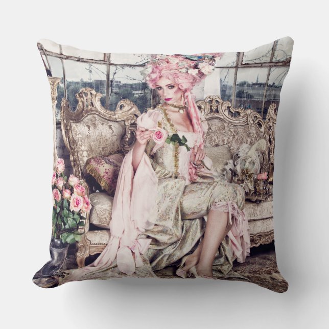 The Pink Lady, Virginia Rose Collection  Cushion (Front)