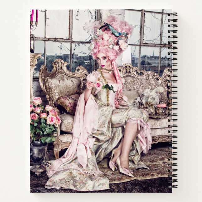 The Pink Lady, Virginia Rose Collection Notebook (Back)
