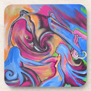 The Pink Moon Lovelies coasters