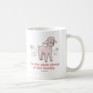 THE PINK SHEEP COFFEE MUG