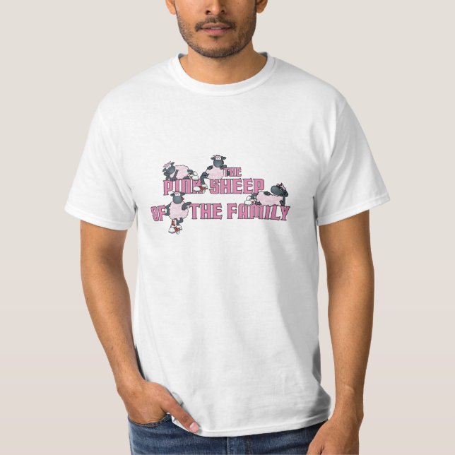 The Pink Sheep of the Family T-Shirt (Front)