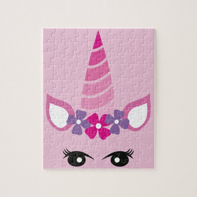 The Pink Unicorn Jigsaw Puzzle (Vertical)