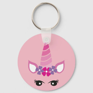 The Pink Unicorn Key Ring