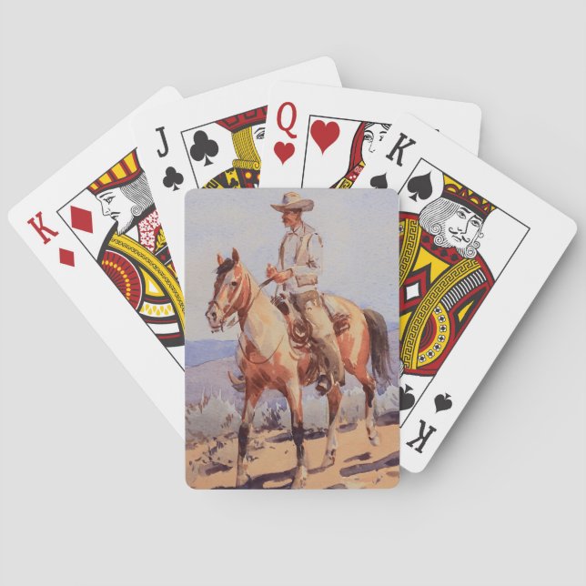 The Pinto Horse by Edward Borein Playing Cards (Back)