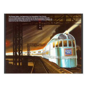 The Pioneer Zephyr 1934 Photo Print