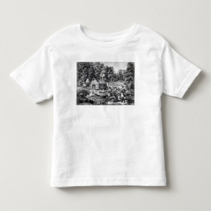 The Pioneer's Home on the Western Frontier Toddler T-Shirt