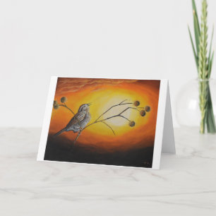 The Piper at the Gates of Dawn - Blank Greeting Ca Card