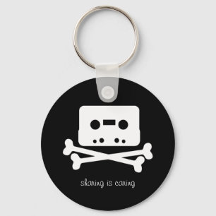 The Pirate Bay Cassette Tape Key Ring