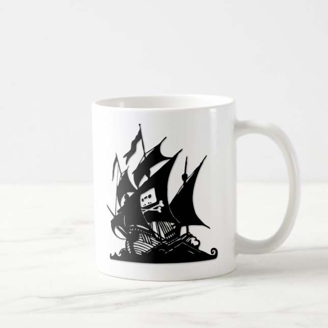 The Pirate Bay Logo Ship Coffee Mug (Right)