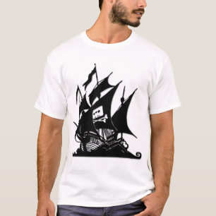 The Pirate Bay Logo Ship T-Shirt