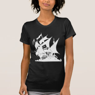 The Pirate Bay Logo Ship T-Shirt