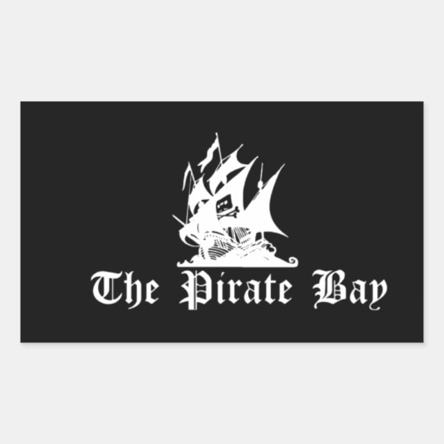 The Pirate Bay Rectangular Sticker (Front)