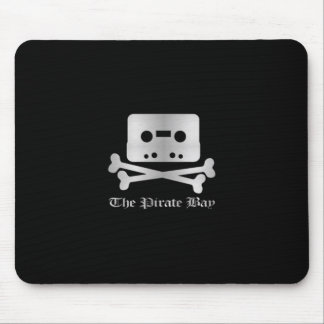 The Pirate Bay Silver Cross Bone Logo Mouse Pad