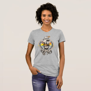 The Pirate of Seaborne (BLK Text) Women Slim Fit T-Shirt