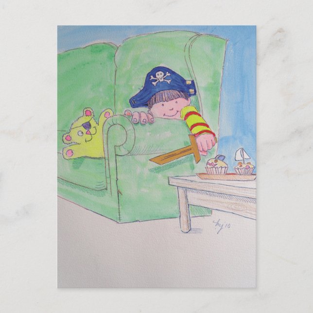 The Pirate! Postcard (Front)