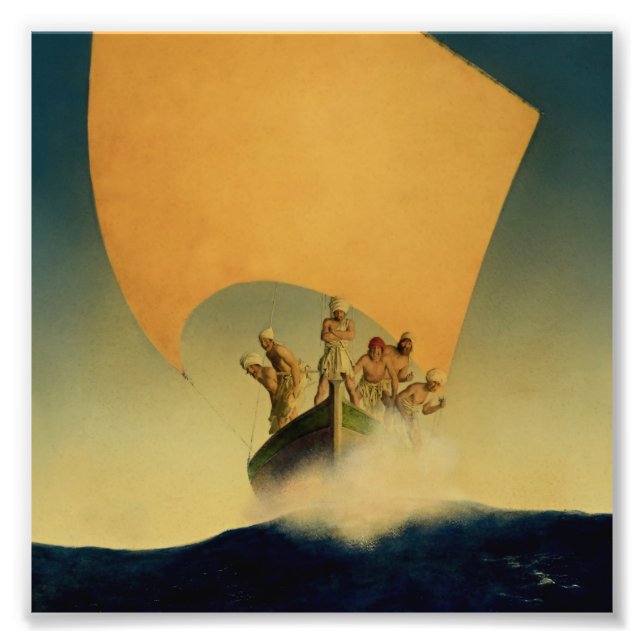 “The Pirate Ship” by Maxfield Parrish Photo Print (Front)