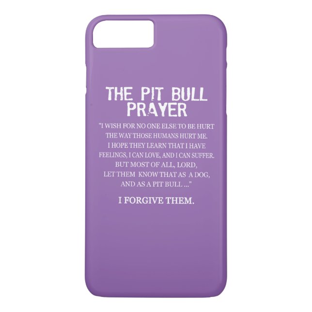The Pit Bull Prayer Case-Mate iPhone Case (Back)