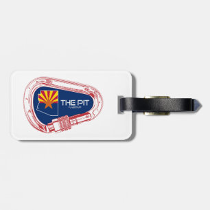 The Pit Flagstaff Arizona Climbing Carabiner Luggage Tag