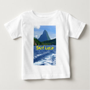 The Pitons in Saint Lucia Baby T-Shirt