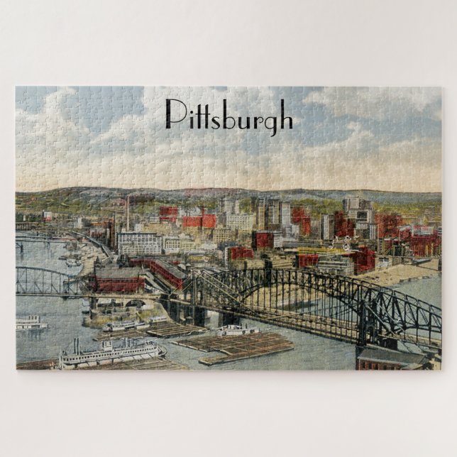 The Pittsburgh Point 1931 Large Puzzle (Horizontal)
