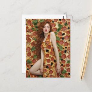 The Pizza Dress Postcard