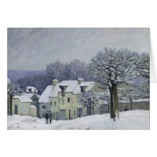 The Place du Chenil at Marly-le-Roi, Snow, 1876