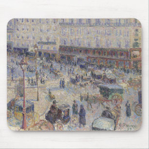 The Place du Havre, Paris by Pissarro Mouse Pad