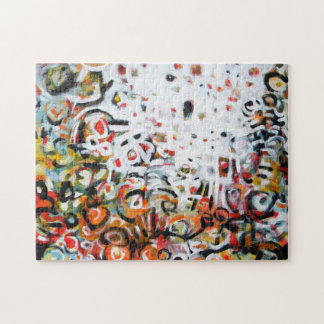 The Places We Go - Abstract Painting Jigsaw Puzzle
