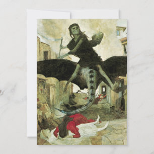 The Plague by Arnold Bocklin, Vintage Symbolism