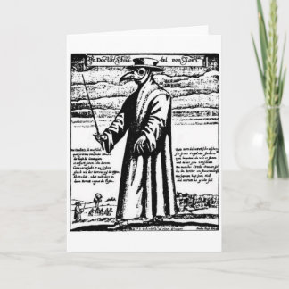 The Plague Doctor. Card