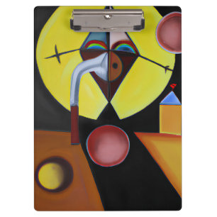 The Plague Doctor - Oil Painting Clipboard