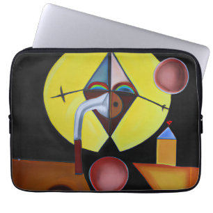 The Plague Doctor - Oil Painting Laptop Sleeve