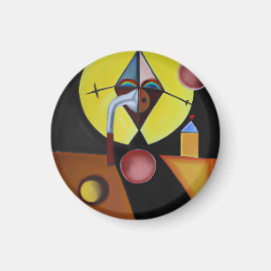 The Plague Doctor - Oil Painting Magnet