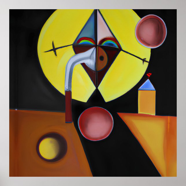 The Plague Doctor - Oil Painting Poster (Front)