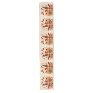 The Plaid Turkey Waltz Long Table Runner