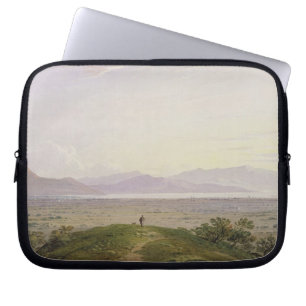 The Plains of Marathon, 1834 (graphite & w/c with Laptop Sleeve