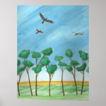 The Plains with Eucalyptus Trees