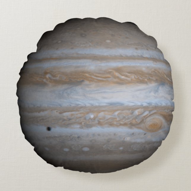The Planet Jupiter Round Cushion (Front)