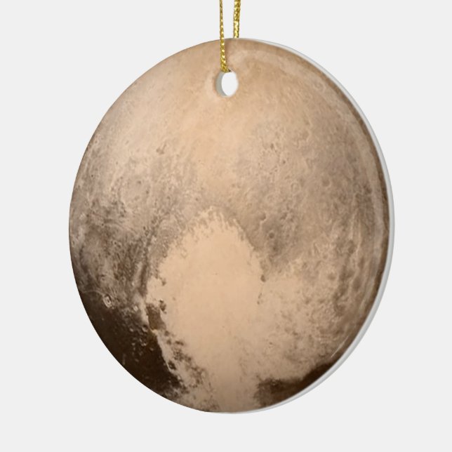 The Planet Pluto Ceramic Ornament (Left)