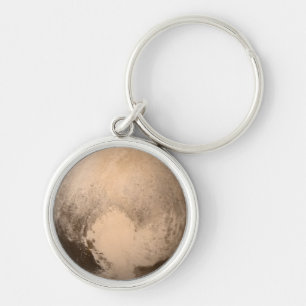 The Planet Pluto Key Ring