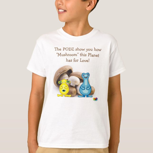 The Planet PODZ™ "Love for the Planet" T-Shirt (Front)