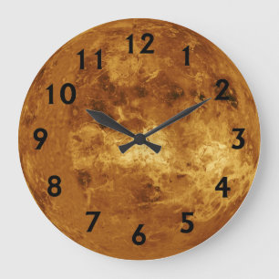 The Planet Venus Large Clock