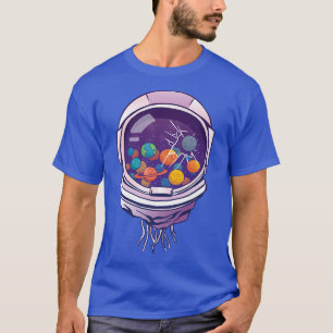 The Planets are Marbles Astronaut Astral Cosmic Sp T-Shirt