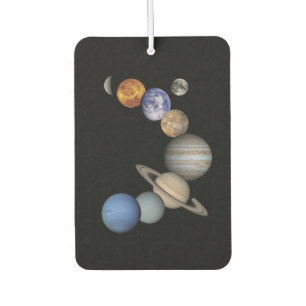 The Planets of the Solar System Car Air Freshener